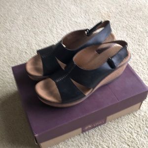 Clarks wedge sandals